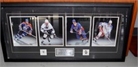 Framed Gretzky 4 Team Photo - 21"h x 43"