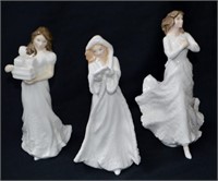 3 Pcs Royal Doulton Figurines