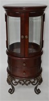 Outstanding Small Curio Cabinet / Accent Table
