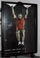 Jarome Iginla Signed Nike Poster Calgary Flames
