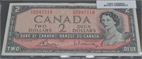 1954 Canada Bouey Raminsky $2 Dollar Note