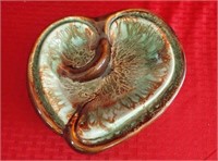 Vintage Heart Shaped Ceramic Ashtray
