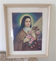 Vintage Picture of Mother Virgin Mary