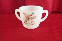 Vintage Fire- King Game Bird Cup