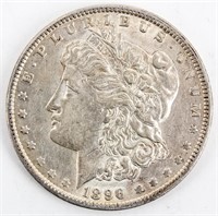 Coin 1896-O Morgan Silver Dollar AU / Unc.