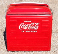 1950's Coca Cola Coke Red Cooler Ice Chest Soda