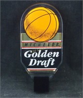 Beer Tap Handle Michelob Golden Draft Basketball