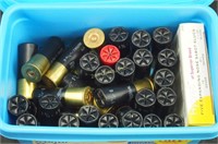 Plastic Container W/ Shotgun Shells 12 Ga Mixed