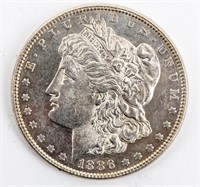 Coin 1886-P Morgan Silver Dollar Choice Prooflike