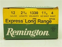 Box Remington 12 Gauge Shotgun Shells Long Range