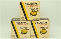 3 Boxes Federal Monark 20 Ga Shotgun Shells Target