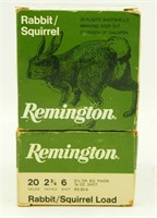2 Boxes Remington 20 Ga Shotgun Shells Rabbit