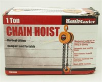 New 1 Ton Chain Hoist Haulmaster Tool 69338
