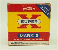 Vtg Box Western 20 Ga Super X Mark 5 Shotgun Shell