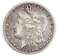 Coin 1892-CC  Morgan Silver Dollar Very Fine