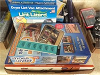 New Household Items - Shoe Rack, Lint Lizard, Etc