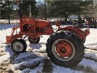 1938 Allis Chalmers B Tractor with Loader