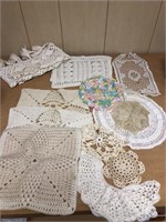 15pcs doilies and fancy work