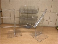 3 Accrylic Counter Top Store Displays