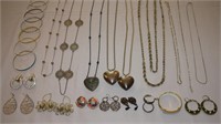 Assorted gold tone sets - necklaces, earrings,