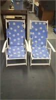 Pair of matching Beach chairs