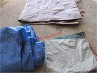 2-Tarps 1-Tent Cover with Tote