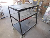 Metal Rolling Cart 3 Shelf 2' X 3'