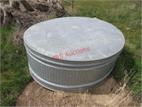65" Round Galvanized Water Tank