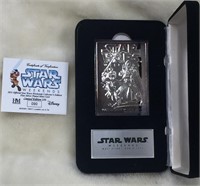 Star Wars Weekend Fine Silver Plated Mint Card