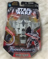 STAR WARS TRANSFORMERS EMPEROR PALPATINE IMPERIALL