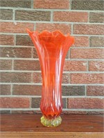 Beautiful Art Glass Vase - Nice Large Piece