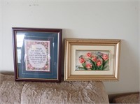 2 Nice Wall Decor Pictures - Flowers