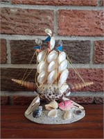 Boat Made of Sea Shell - See Pictures for Details