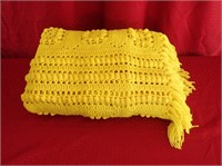 Vintage Yellow Blanket