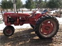 1952 Farmall Super C Tractor with Narrow Front