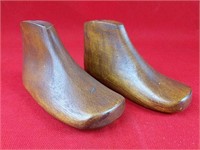 Pair of Antique Wood Child Shoe Lasts