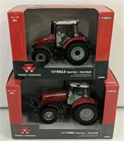 2x- MF 5613 & 7480 Tractors 1/32 NIB
