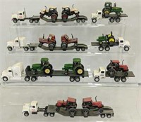 7x- 1/64 Tractor Trailer w/Tractor Hauling Sets