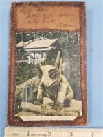 a Ketchikan 1906 wooden post card, very unique and