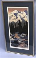 36" x 27.75" matted and framed 192/1995 numbered,