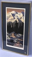 36" x 27.75" matted and framed 193/1995 numbered,