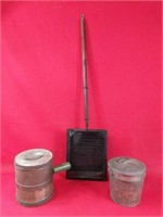 Vintage Chestnut Warmer, Sifter, Mold