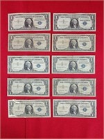 Ten 1957 Silver Certificates