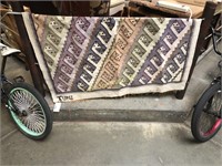 46" x  61" WOVEN WOOL RUG