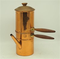 Tagus Copper Expresso Coffee Maker Pot Portugal