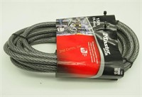New Master Lock Braided Steel Looped Cable 15 Ft.