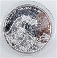 Coin 2017 Fuji $1 Silver .999 1 Troy Ounce