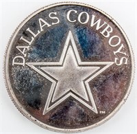 Coin Dallas Cowboys 1 Troy Ounce Silver Round