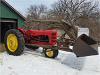 Massey Harris 30 NF w/Super-Six Loader