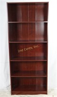 Modern Faux Dark Wood Book Shelf